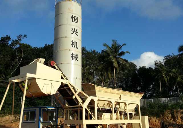 菲律賓移動(dòng)式穩(wěn)定土廠拌(bàn)設備