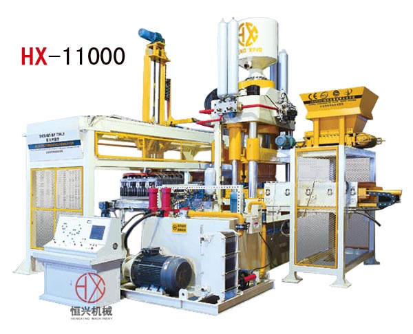 灰砂磚機hx1100靜(jìng)壓制磚機