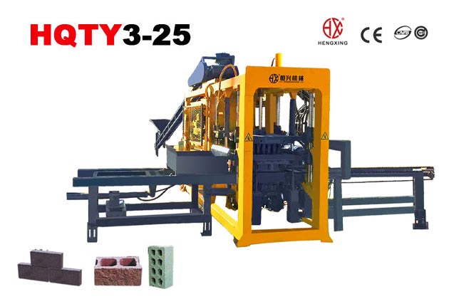 qt3-25砌(qì)塊(kuài)成型(xíng)機 小(xiǎo)型(xíng)免燒磚(zhuān)機 混凝土砌塊(kuài)磚機